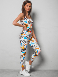 Komplet sportowy dwuczęściowy biały OZONEE O/22111Z