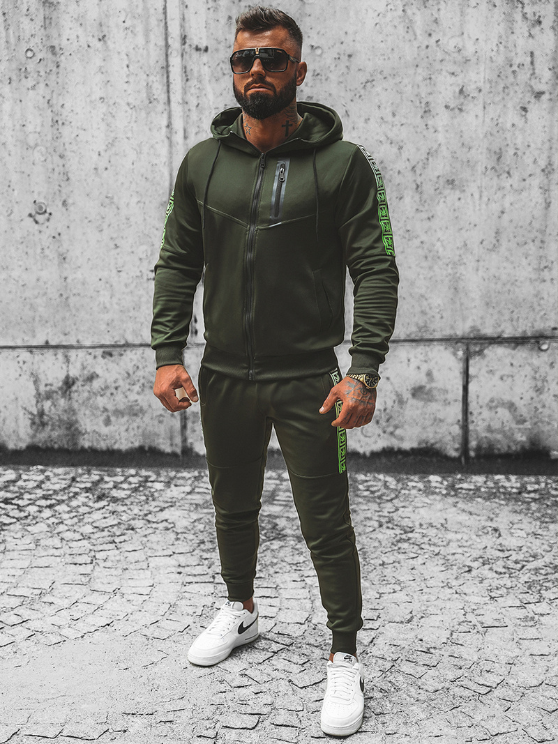 Чоловічий спортивний комплект Зелений OZONEE JS/C8118