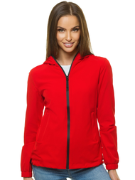 Kurtka przejściowa damska czerwona OZONEE JS/HH036/5