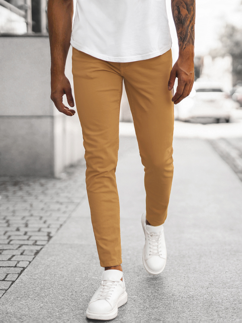 Чоловічі джинси Гiрчичні OZONEE E/5388/01