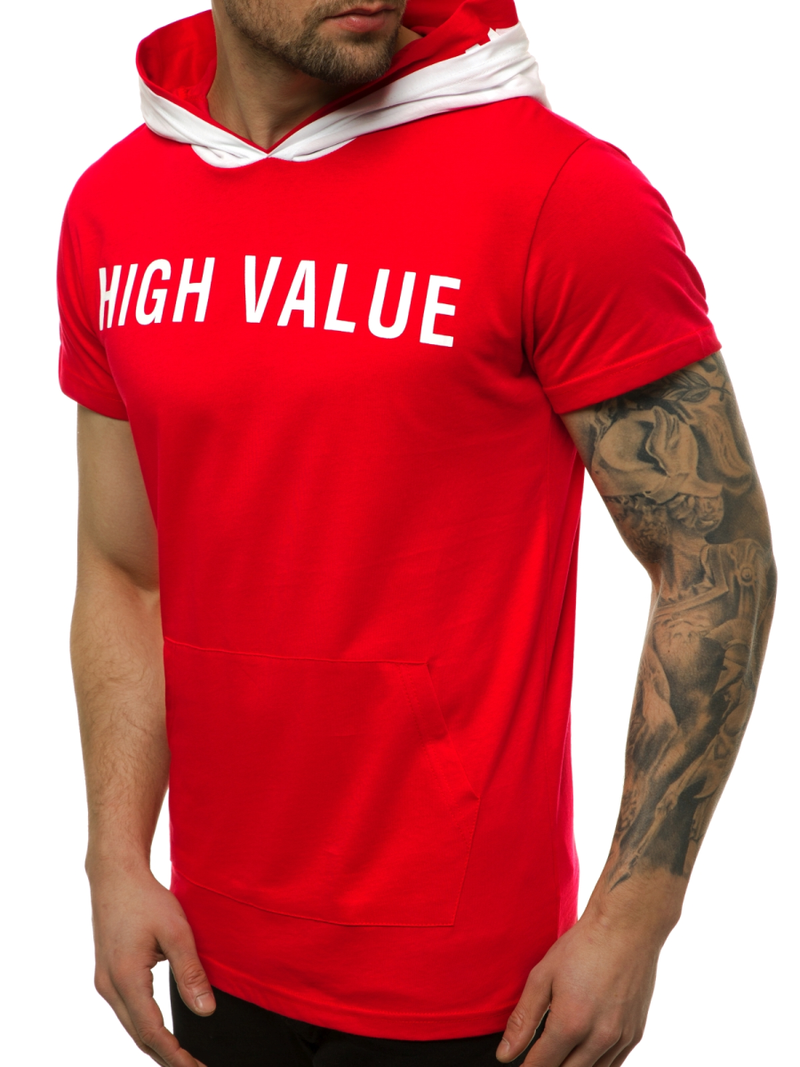 Майка чоловіча Червона OZONEE MAD/3076