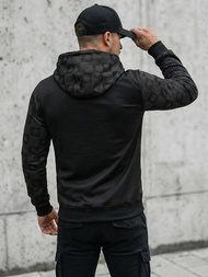 Толстовка чоловіча чорна OZONEE O/B265Z