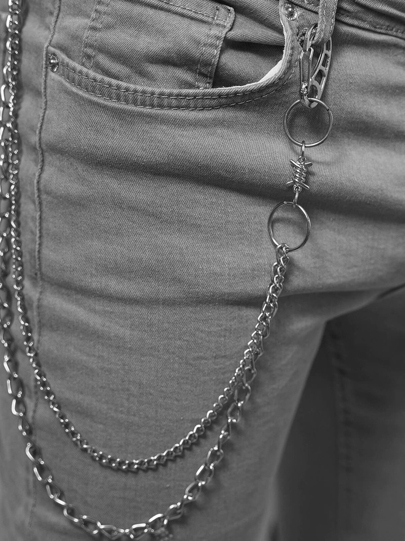 Чоловічі джинси Графітові OZONEE O/273SPZ