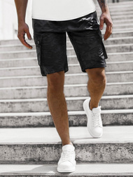 Spodenki dresowe męskie czarne OZONEE O/33919