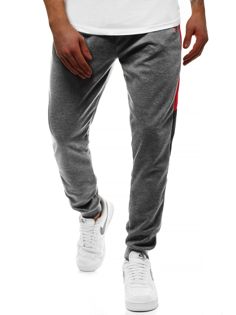 Штани спортивні чоловічі Темно-сірі OZONEE JS/JZ11027