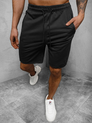 Spodenki dresowe męskie czarne OZONEE JS/68025