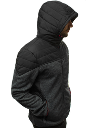 Куртка чоловіча Чорна OZONEE JS/KS2158