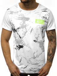 T-Shirt męski biały OZONEE JS/KS1976