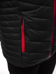 Kurtka męska przejściowa czarna OZONEE JB/JP1137