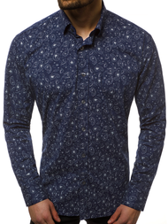 Koszula męska granatowa OZONEE B/K62