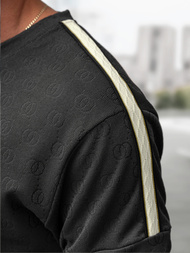 Чоловічий короткий Cпортивний костюм Темно-Графiтовi OZONEE O/QQ1621AB