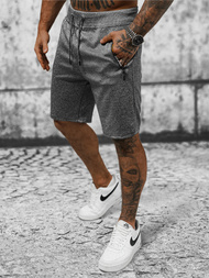 Spodenki dresowe męskie grafitowe OZONEE JS/8K296