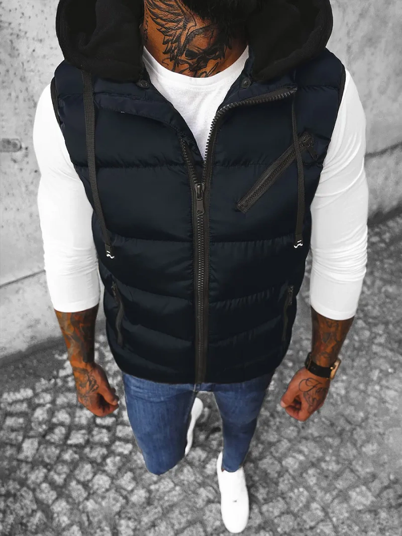 Безрукавка чоловіча Ультрамаринова OZONEE N/7126