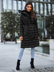 Жіноче пальто чорний OZONEE JS/5M3159/392Z