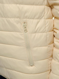 Kurtka przejściowa damska ecru OZONEE JS/M23036/57