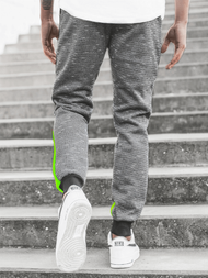 Spodnie dresowe męskie grafitowe OZONEE JS/K60008