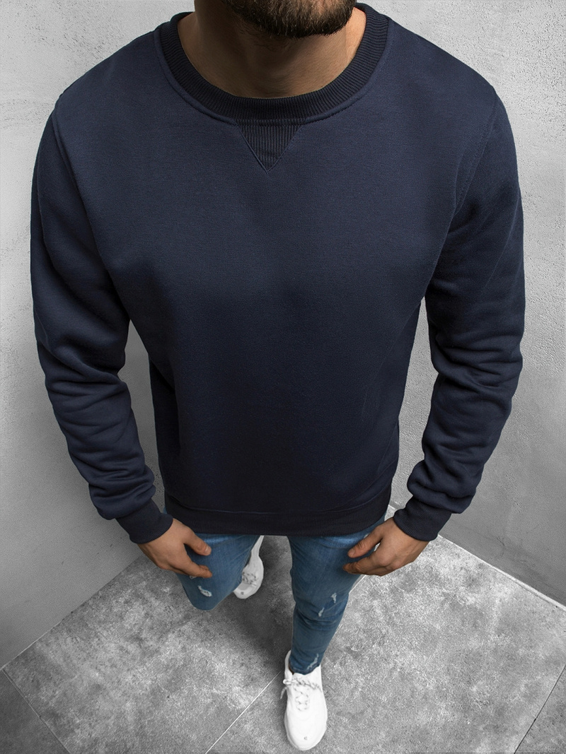 Bluza męska crewneck granatowa OZONEE JS/2003Z