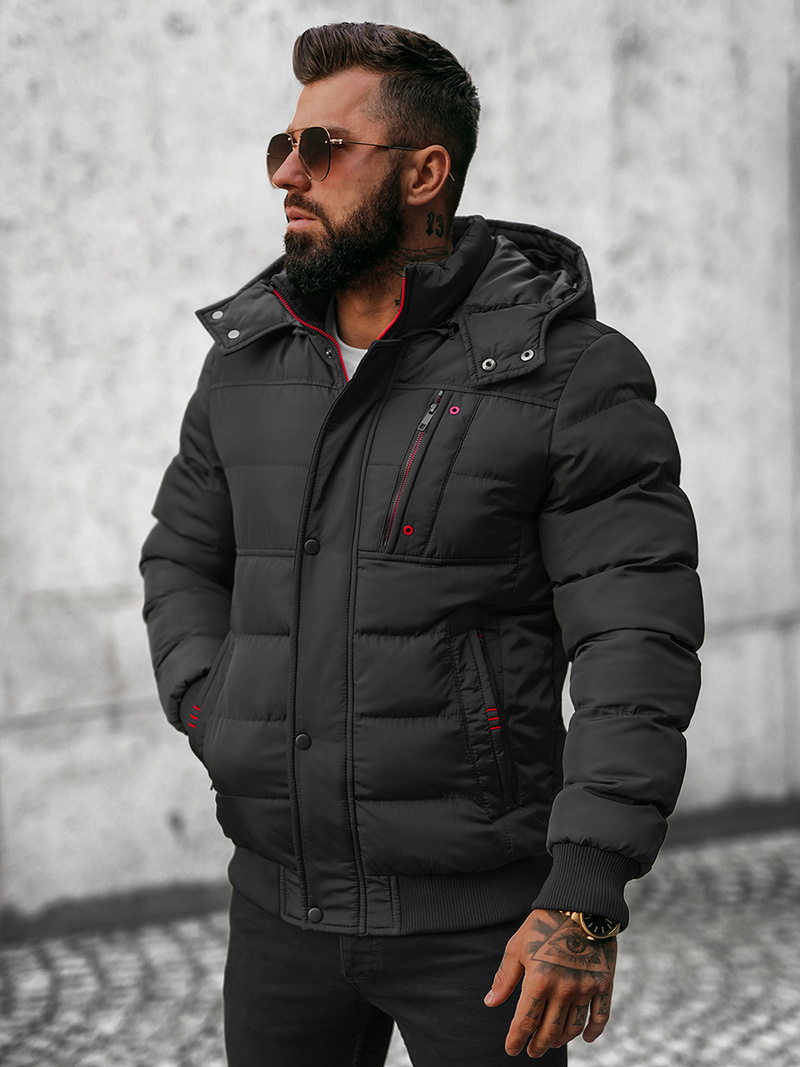 Куртка чоловіча Чорна OZONEE JB/JP1185Z