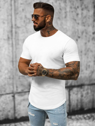 T-shirt męski biały OZONEE B/181227Z