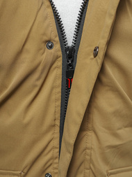 Kurtka zimowa męska camelowa OZONEE JS/5M3123/84