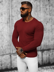 Sweter męski bordowy OZONEE NB/MMB602/7Z