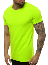 T-Shirt męski zielony-neon OZONEE MACH/M1193