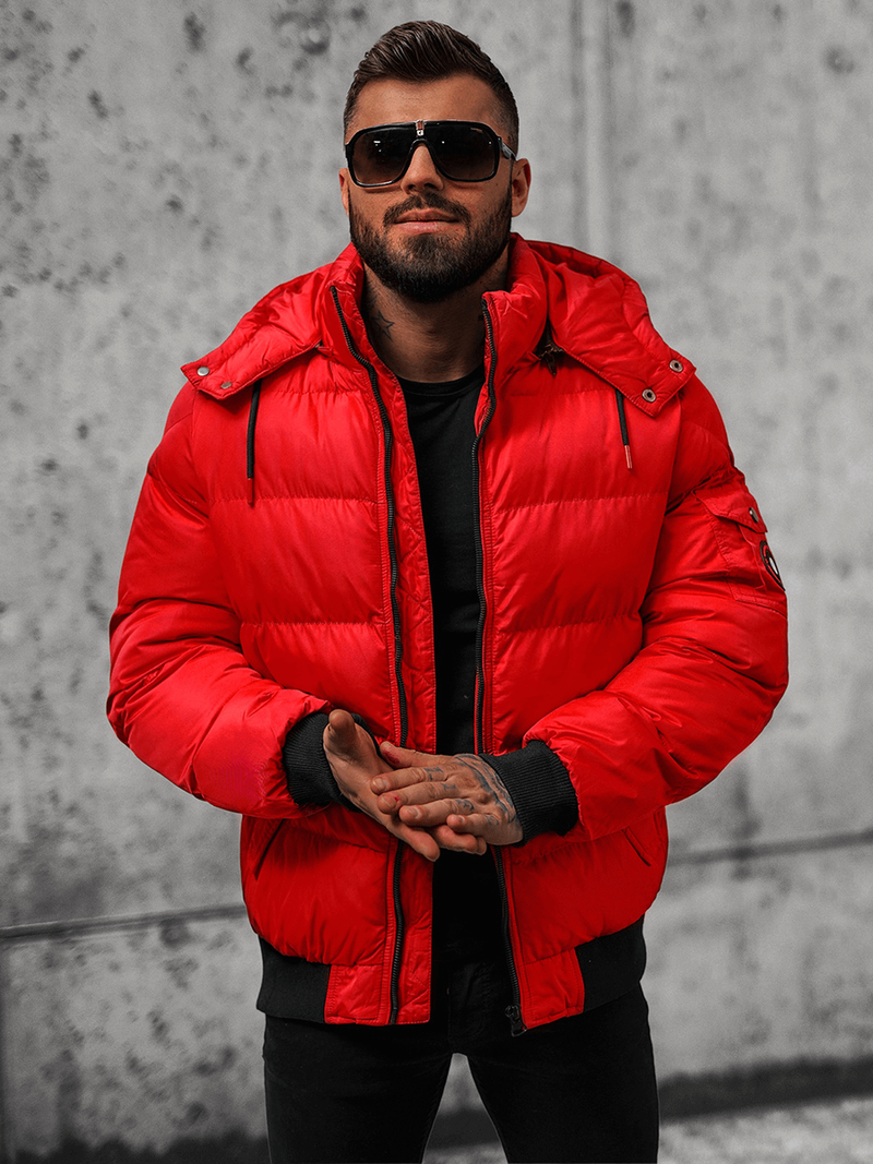 Куртка чоловіча Червона OZONEE JS/27M8111