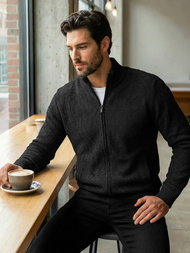 Светр чоловічій чорний OZONEE JS/59B3611/3