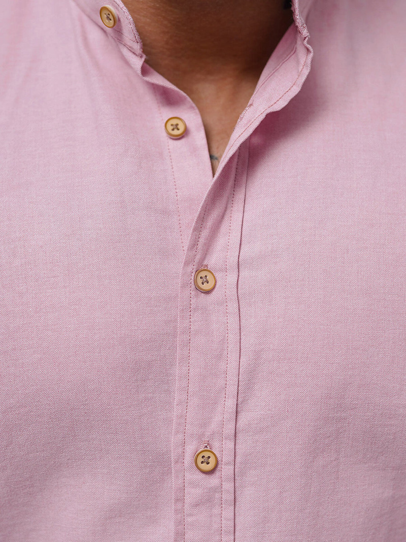 Koszula męska jasno-różowa OZONEE O/V37