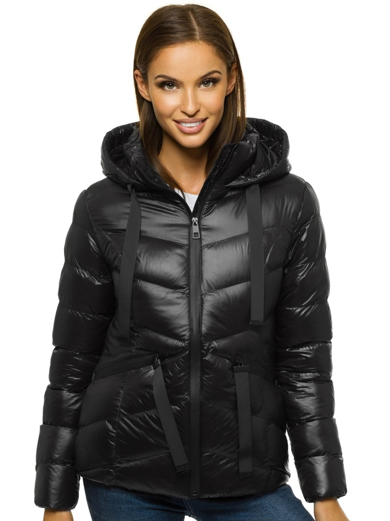 Куртка жіноча Чорна OZONEE JS/M23066/5