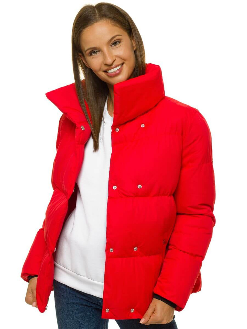 Куртка жіноча Червона OZONEE JS/M23062/6
