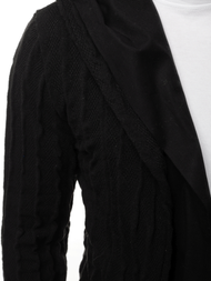 Bluza z kapturem męska czarna OZONEE MACH/2138