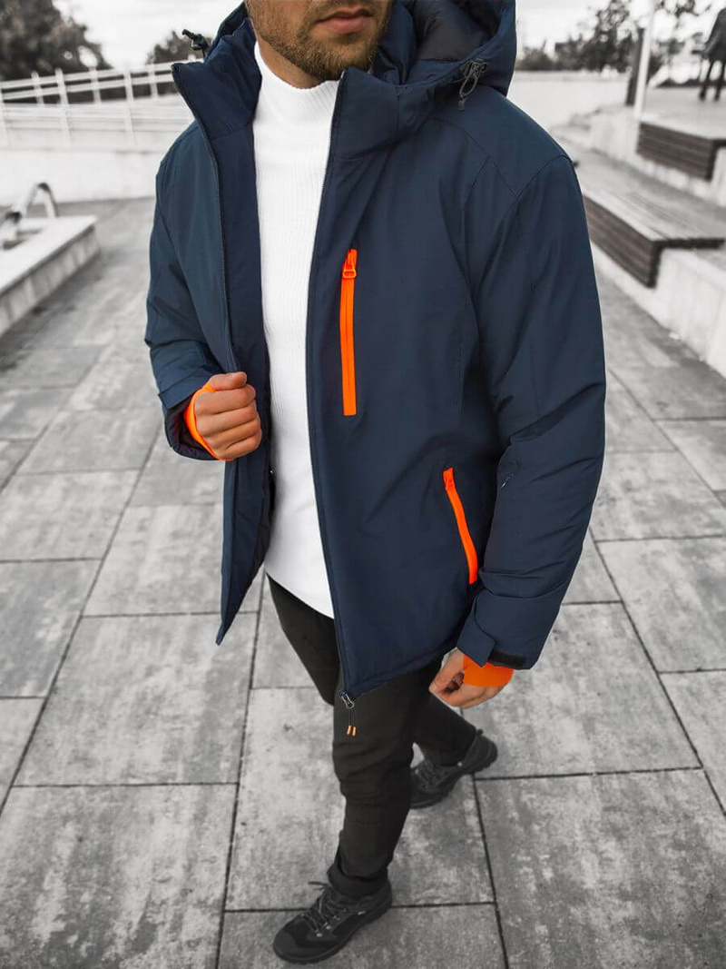 Куртка чоловіча Темно-Синя OZONEE JS/HH011/50Z