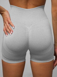 Legginsy krótkie damskie kolarki szare OZONEE O/YJS7722