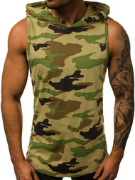 Майка чоловіча Зелено-камуфляжна OZONEE O/2537