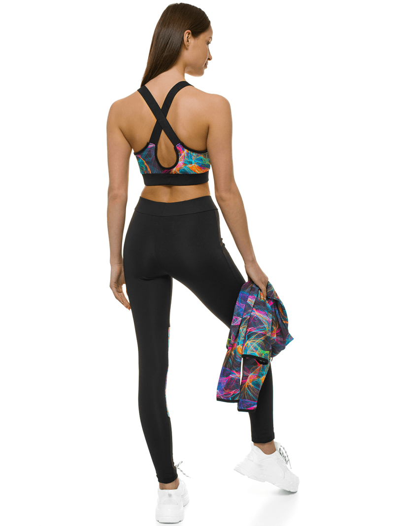 Komplet sportowy trzyczęściowy damski kolorowy OZONEE O/MS09