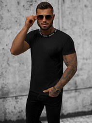 Футболка чоловіча чорна OZONEE JS/8T228/3