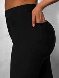 Legginsy damskie czarne OZONEE O/TS233/1Z