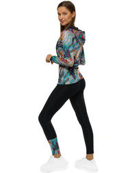 Komplet sportowy dwuczęściowy damski kolorowy OZONEE O/MS022