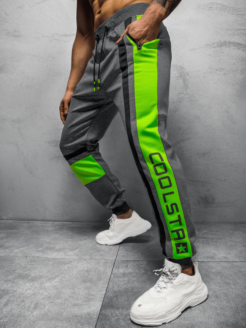 Штани спортивні чоловічі Графітові OZONEE JS/K10132