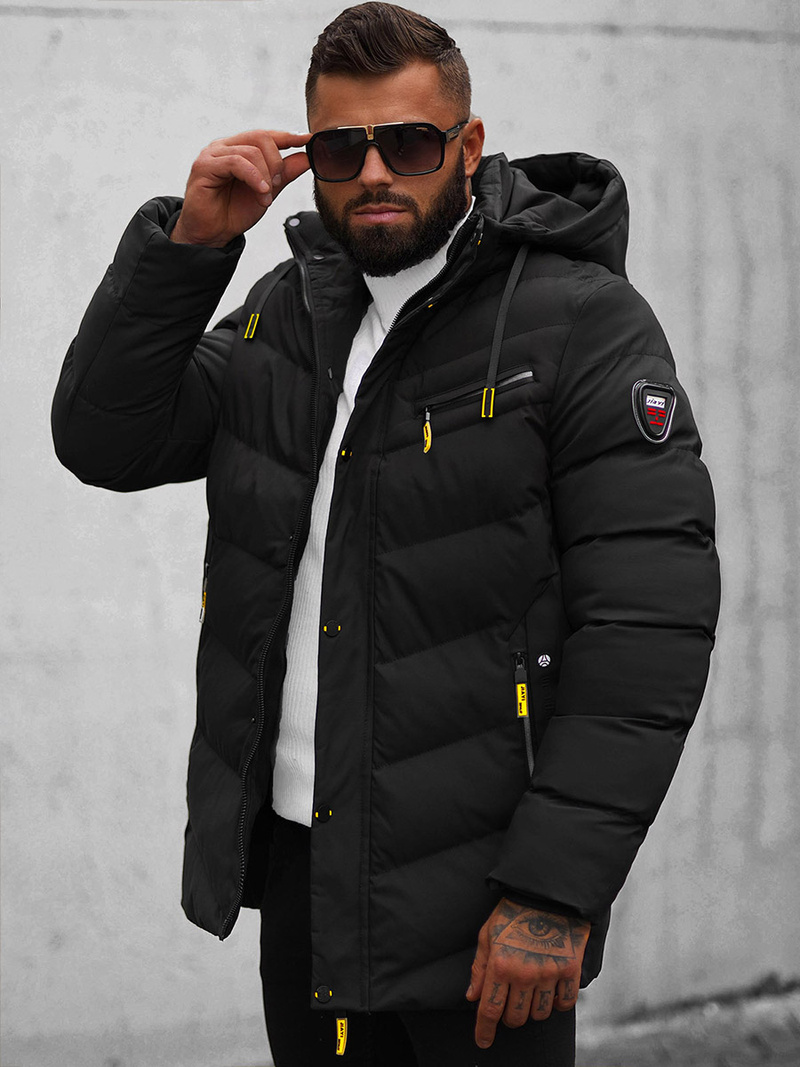 Куртка зимова чоловіча Чорна OZONEE JS/22M59/392