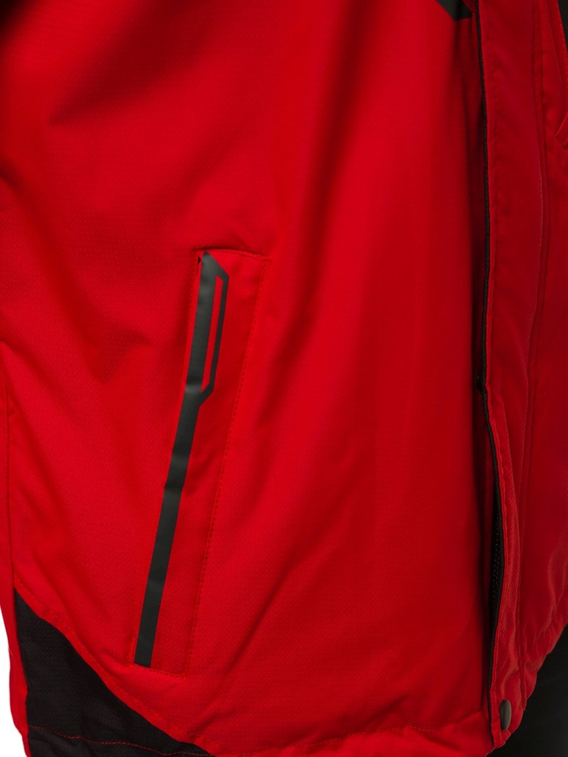 Kurtka przejściowa męska czerwona OZONEE MG/2517