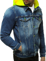 Kurtka męska jeans niebieska OZONEE B/25004