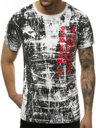 T-Shirt męski biały OZONEE JS/SS10920