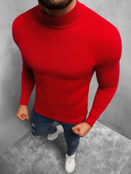 Светр чоловічій темно-червоний OZONEE TMK/YY05/6Z