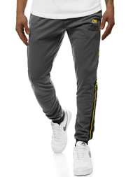 Spodnie dresowe męskie szare OZONEE JS/AM100
