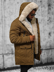 Kurtka zimowa męska camelowa OZONEE JS/22M317/84