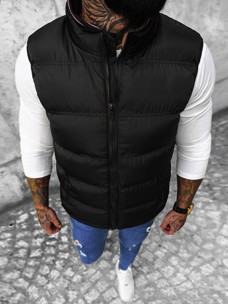 Безрукавка чоловіча Чорна OZONEE N/7131