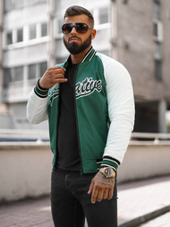 Kurtka męska bomberka zielona OZONEE JS/84M3011/238Z