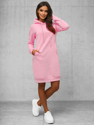 Bluza z kapturem damska jasnoróżowa OZONEE JS/YS10005/20Z